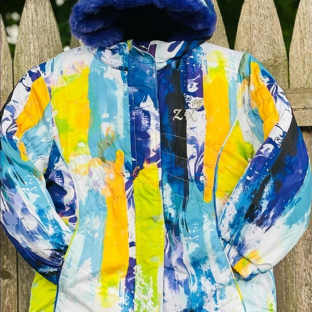 Zero xposur girls colorful cosmic coat